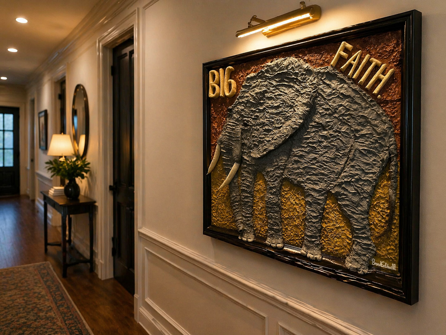 Big Faith - 3D Sculpted Art